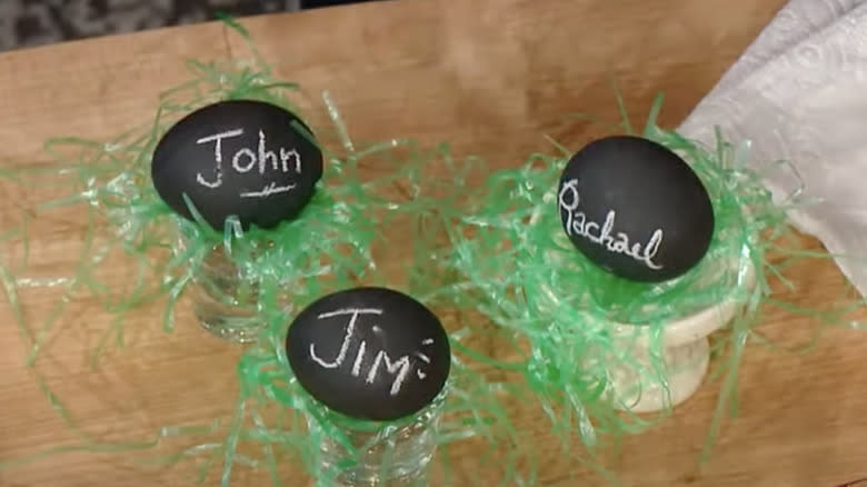 chalkboard Easter eggs