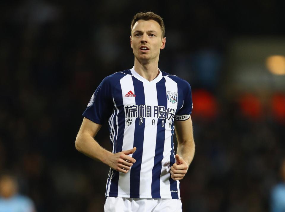 Manchester City keen on Jonny Evans transfer as Alan Pardew admits he fears West Brom could sell defender