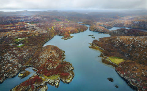 Islands viewed from above