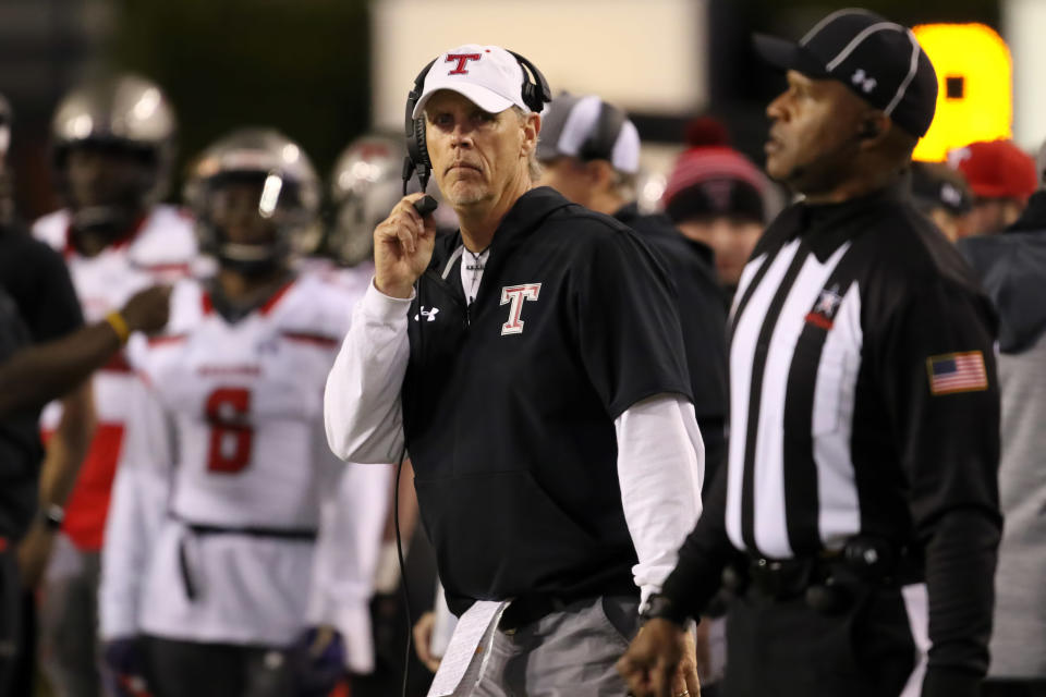 Thompson coach Mark Freeman during the Alabama 7A State Championship