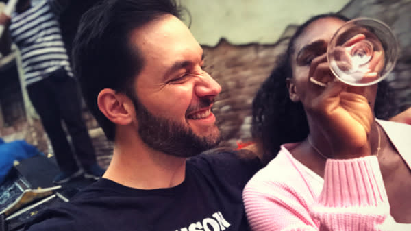 Alexis Ohanian Sr. took his love for Serena Williams to new heights.