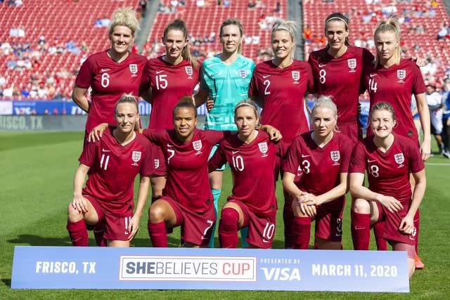 England played in the SheBelieves Cup earlier this month