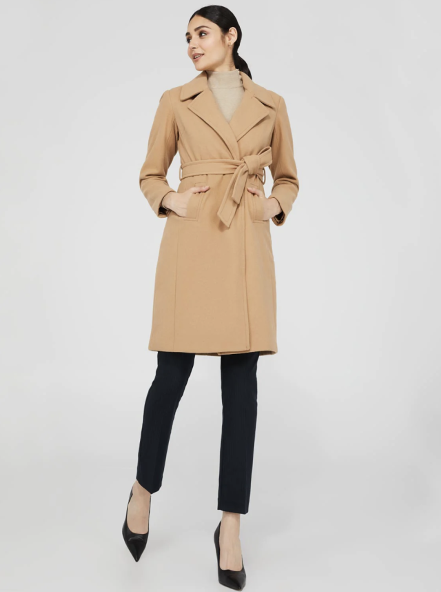 Pura Oversize Wool-Cashmere Wrap Coat