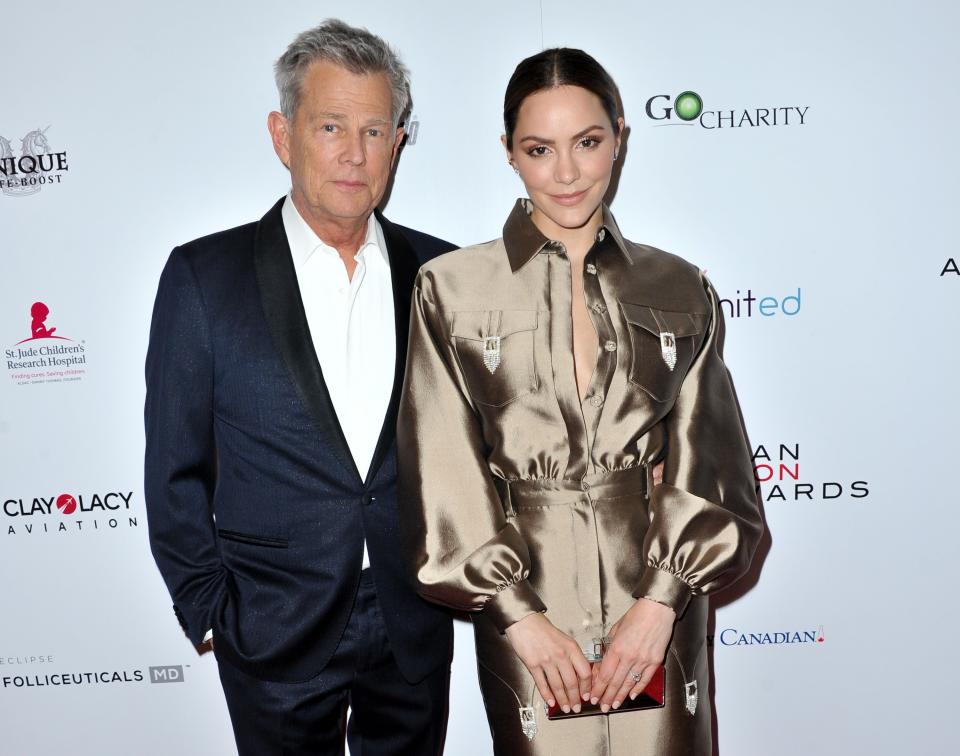 Katharine McPhee and David Foster