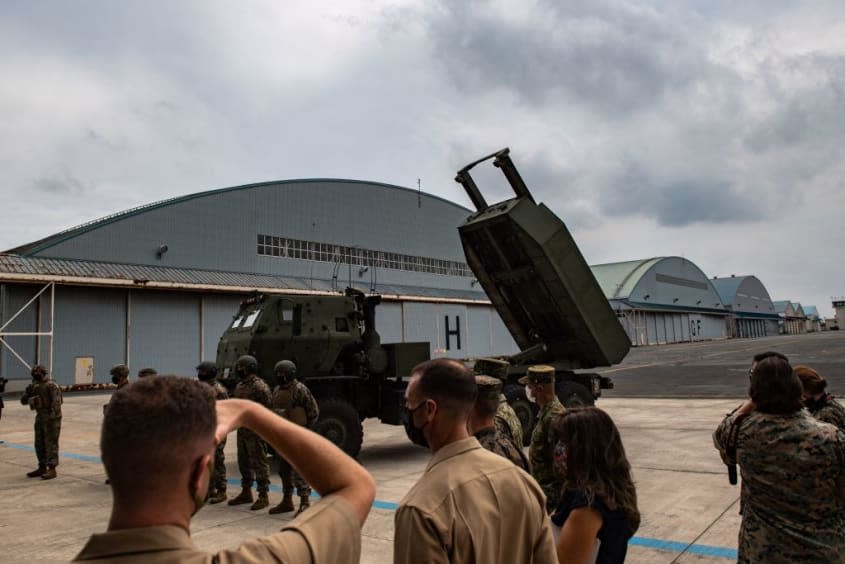 Japanese HIMARS launcher