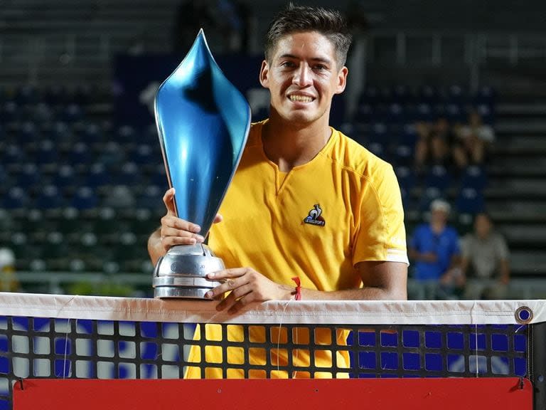 Sebastián Báez, el campeón defensor: logró su segundo título ATP al ganar el Córdoba Open 2023