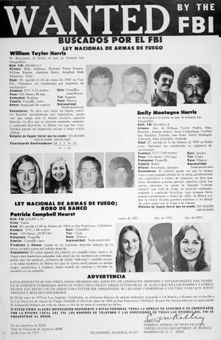 <p>Bettmann Archive/Getty</p> Patty Hearst and Symbionese Liberation Army members wanted poster