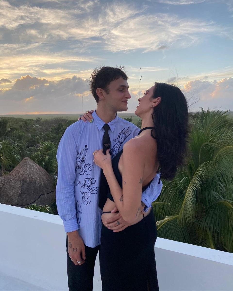 Dua Lipa and Anwar Hadid in Mexico