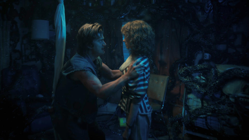 Steve and Nancy in ‘Stranger Things’ - Credit: Courtesy of Netflix