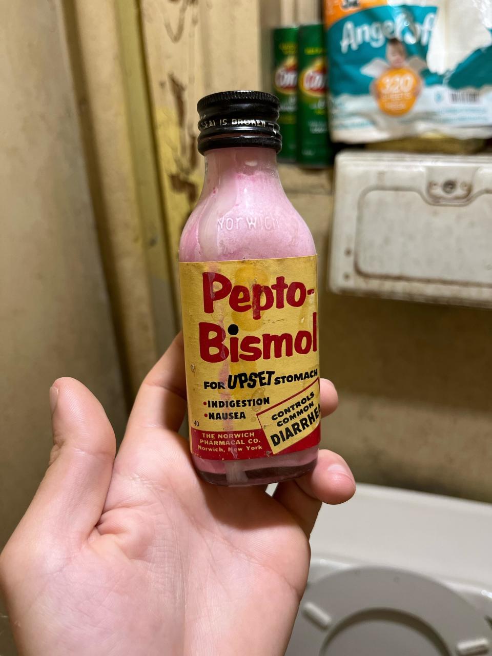 You'd need some Pepto for sure after drinking that old Pepto.