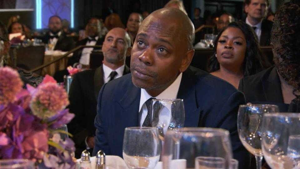 TheGrio Awards Cultural Icon Dave Chappelle watches from the audience at theGrio Awards.