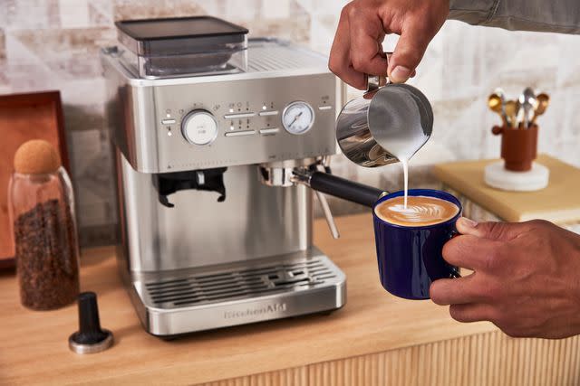 <p>courtesy KitchenAid</p> KitchenAid's semi-automatic espresso machine