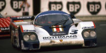<p>The 956 and 962 might be Porsche's greatest prototype race cars. Hell, they might be the greatest prototype race cars ever made. They used an evolution of the turbocharged flat-six in the 936 housed in a body which used underside ground effect to generate downforce. In the 1980s, these were virtually unbeatable.</p>