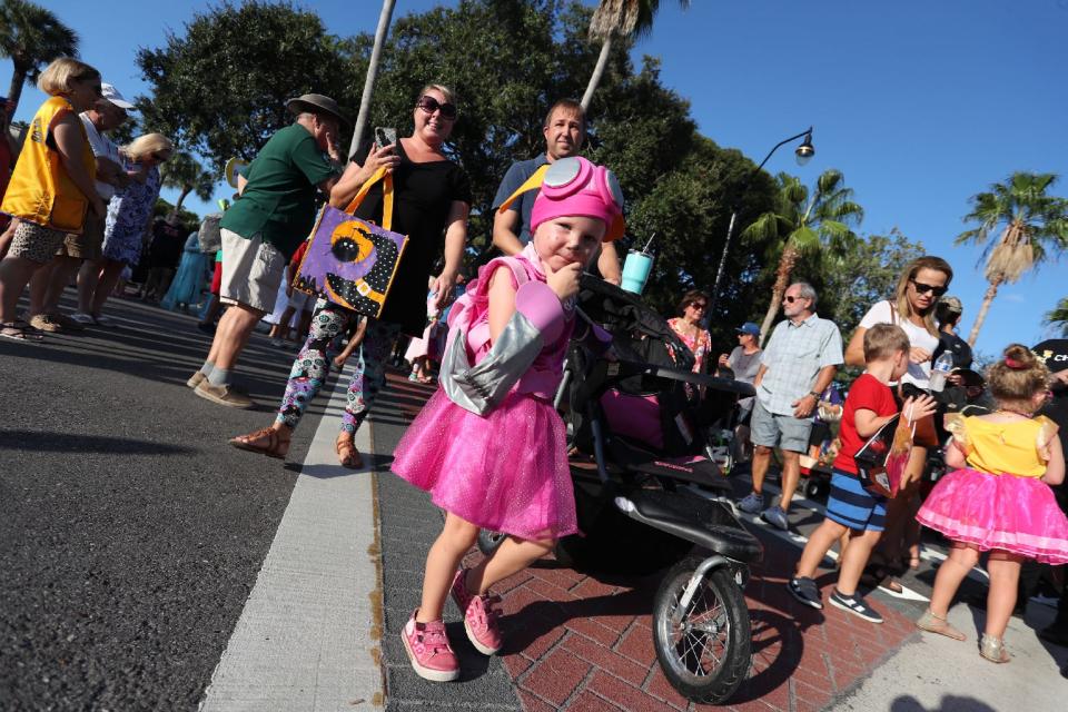 The annual Children's Halloween Parade, pictured here in 2019, will return to downtown Venice on Oct. 31.