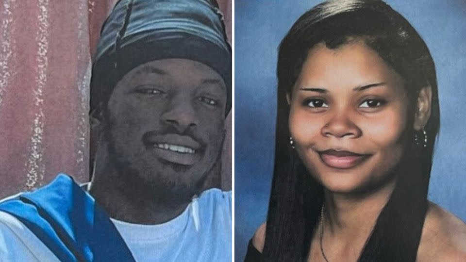 Kylis Fagbemi, left, and Aaliyah Gonzalez - Baltimore Police Department