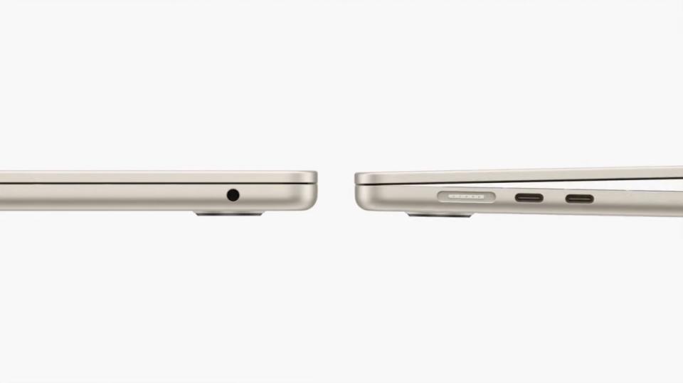 蘋果正式將新款MacBook Air放大至15.3吋，厚度僅11.5mm、同樣提供四款配色