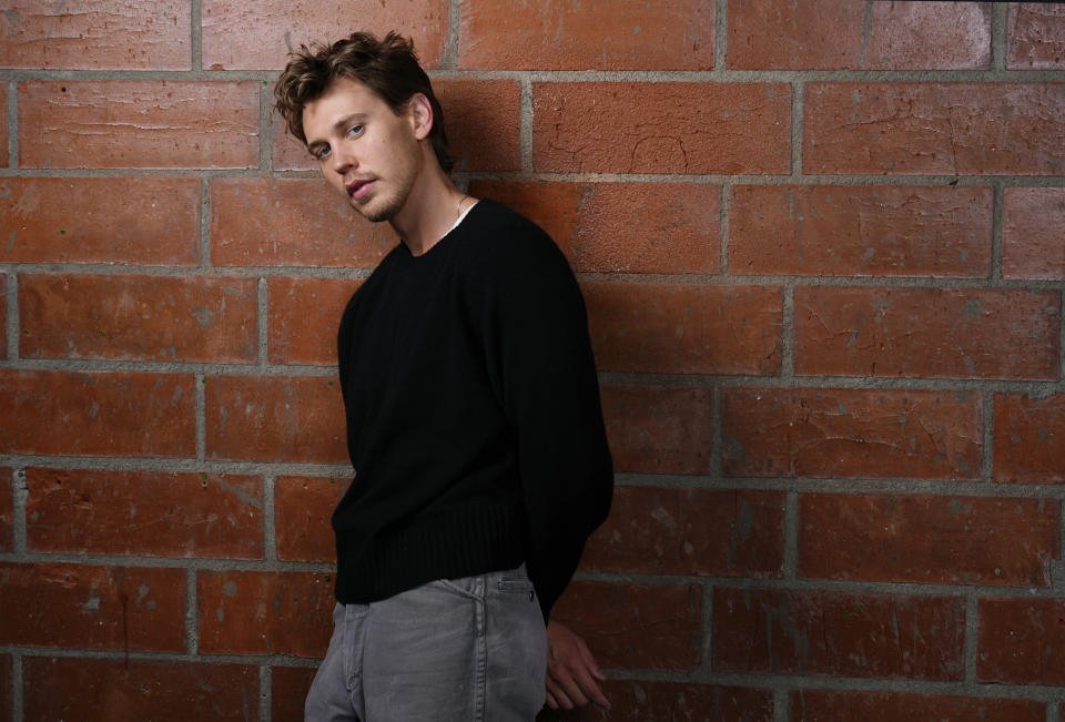 Austin Butler, a cast member in "The Bikeriders," poses for a portrait, Thursday, May 30, 2024, in Los Angeles. (AP Photo/Chris Pizzello)