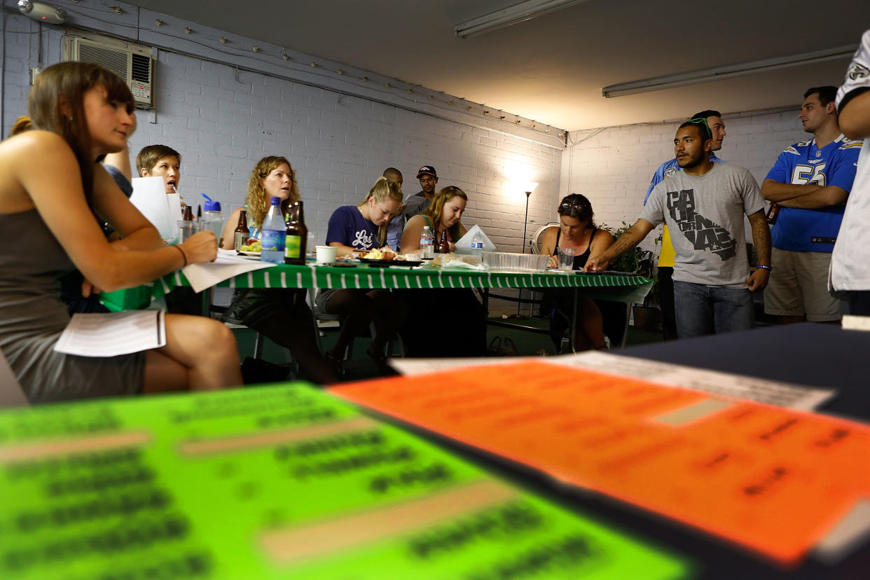 What personality type are you during your fantasy football draft?  (Photo by Randy Shropshire/Getty Images)