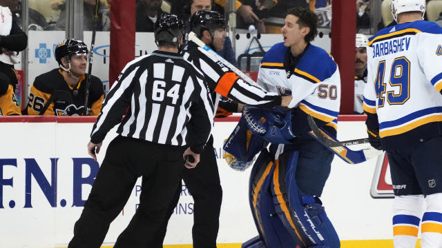 NHL shouldn't tolerate Jordan Binnington's childish antics any longer