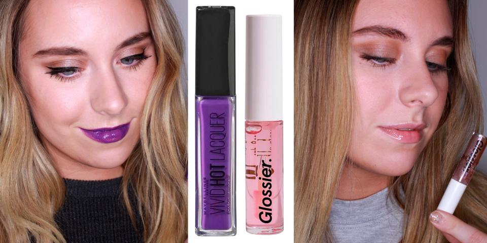 Here's what 9 of the best lip glosses look like IRL