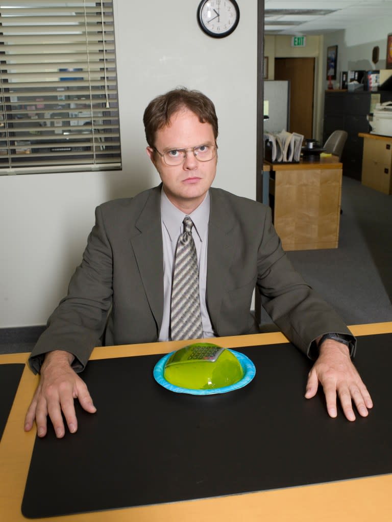 Wilson in a promo shot for “The Office.” © NBC Universal, Inc.