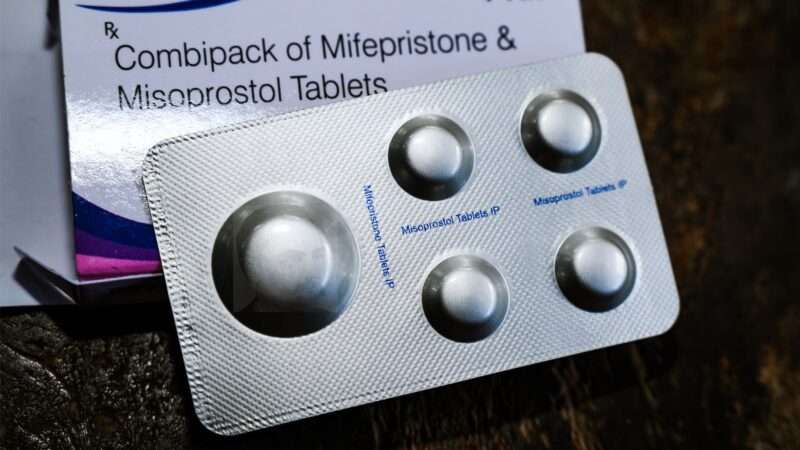 Packet of mifepristone and misoprostol tablets