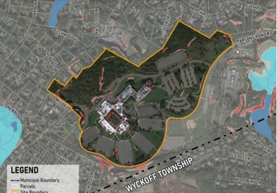 Franklin Lakes will begin hearings Wednesday on a proposed development of the 88-acre former   IBM/Express Scripts property with 585 multi-family residential units by the Hekemian Group.