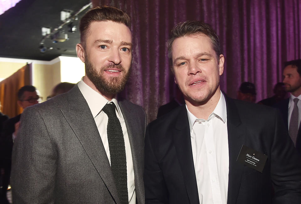 Justin Timberlake and Matt Damon