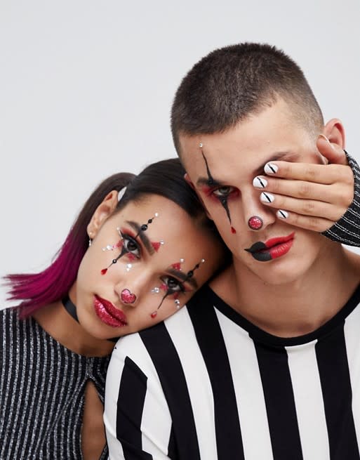 Halloween couples clown makeup last minute costumes 2019