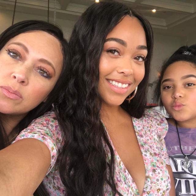 Jordyn Woods Heads to Sister Jodie's 15th Birthday Dinner Wearing