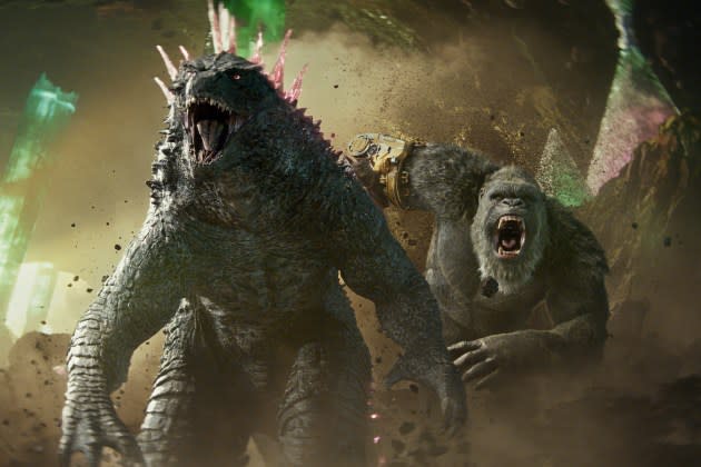 Godzilla and Kong in 'Godzilla x Kong: The New Empire.' - Credit: Legendary/Warner Bros. Pictures