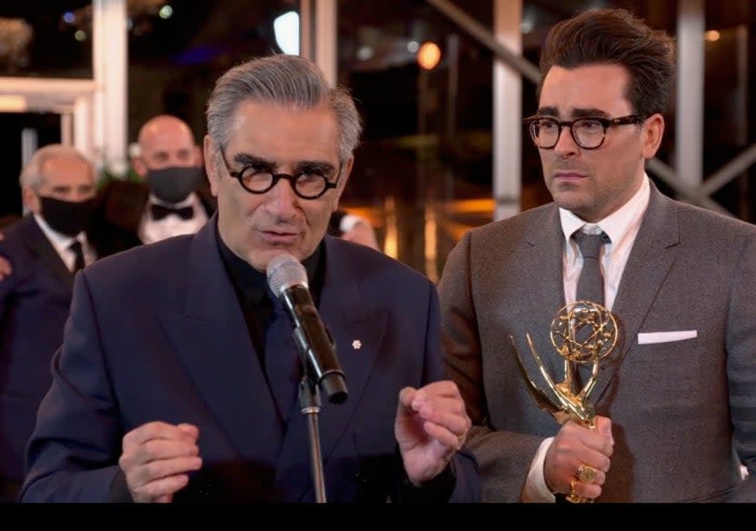 Eugene and Dan Levy