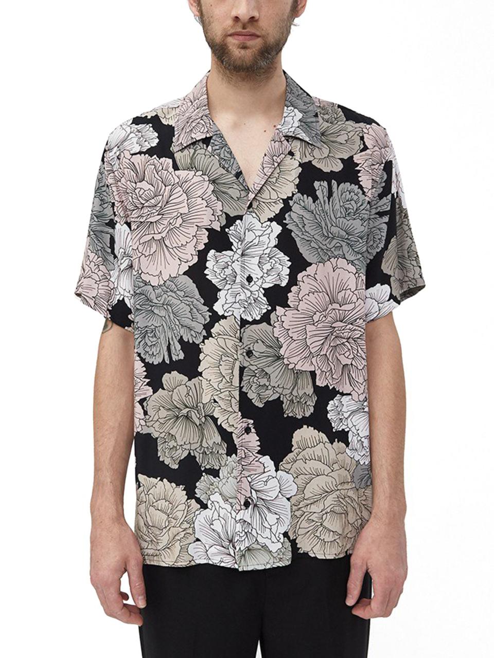 Need's printed button-up shirt