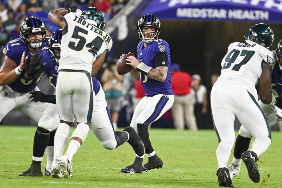 Ravens snap count vs. Eagles Breakdown, observations from preseason