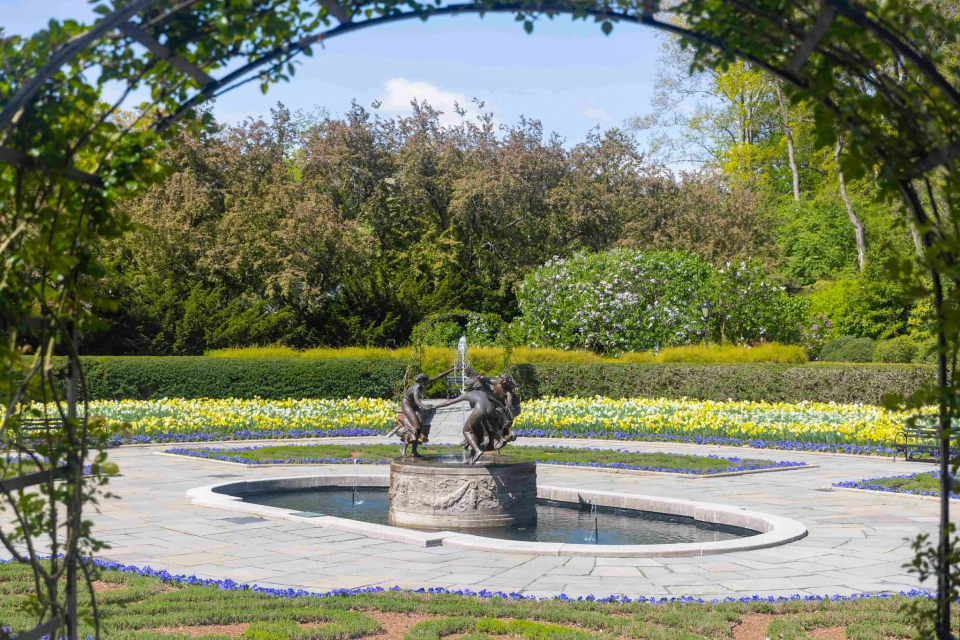 The Conservatory Garden in Central Park