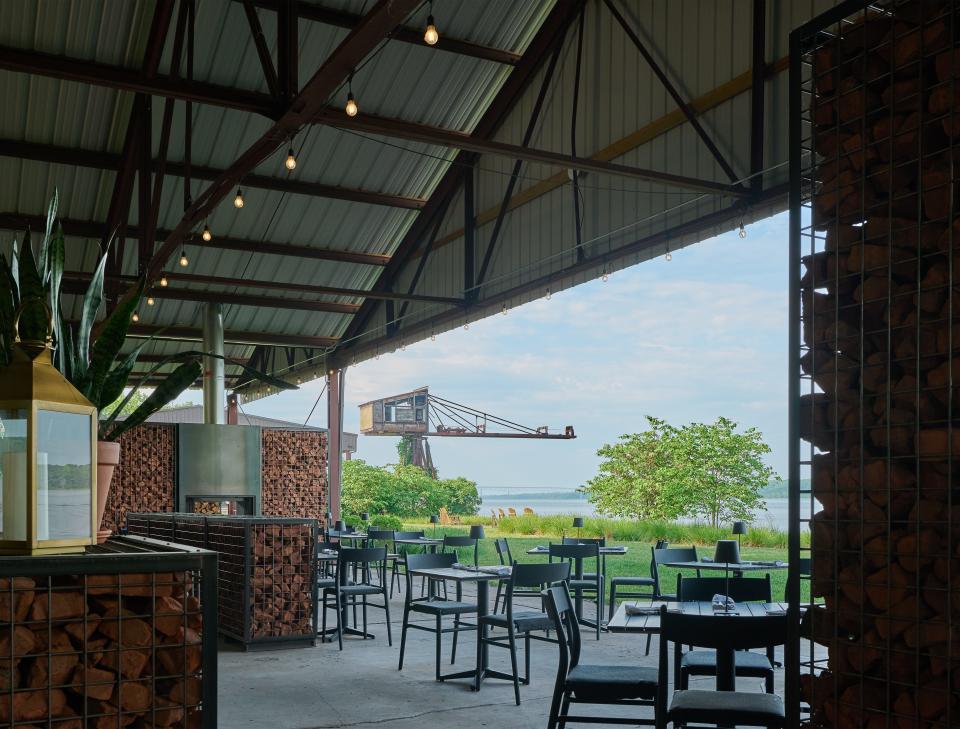 A view from The River Pavilion at Hutton Brickyards in Kingston.