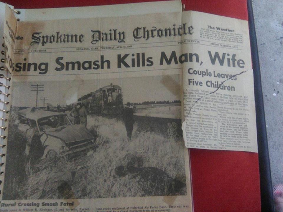 In 1969, when Sandra Kissinger was only 2 years old, both of her parents were killed in a train wreck in Washington state. She has no memory of them or the accident, just a tattered newspaper clipping from the tragic collision. Losing both of her parents so young put her on a tumultuous path from the time she was a toddler, something she's still trying to overcome.