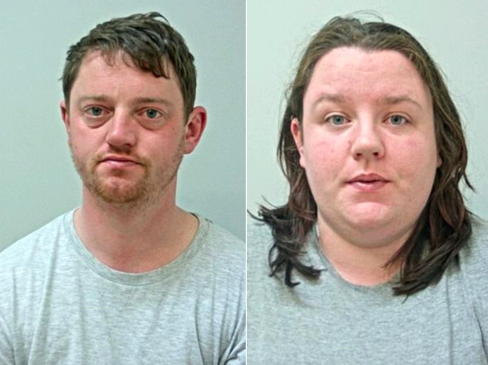 David Noble and Nicole Cavin were both jailed after bing found guilty of manslaughter. (Reach)