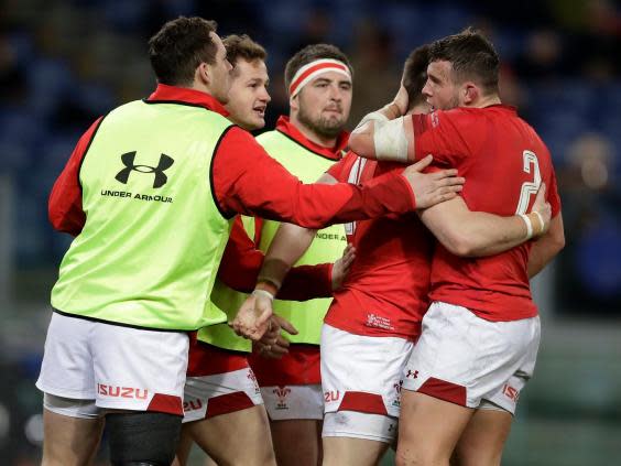 Wales are riding their own wave of momentum after defeating Italy 26-15 (AP)