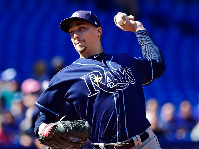 ▲光芒王牌Blake Snell。（圖／美聯社／達志影像）