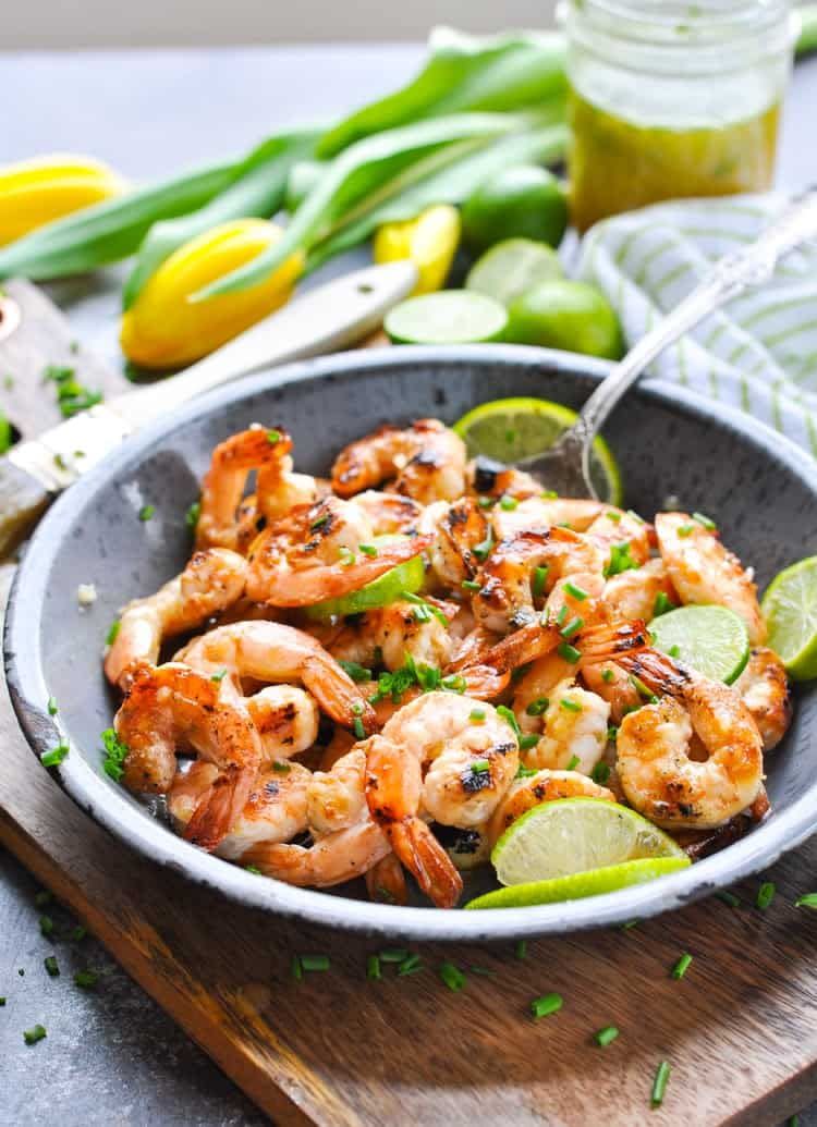 Grilled Honey Lime Shrimp