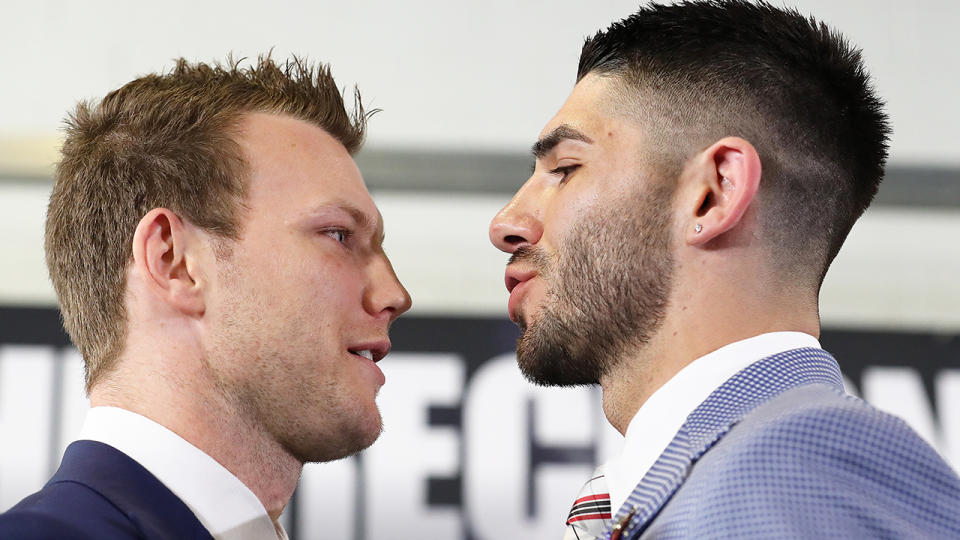 The build-up to Jeff Horn's rematch with Michael Zerafa is becoming increasingly spiteful. (Photo by Jono Searle/Getty Images)