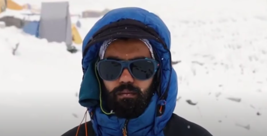 Harshvardhan Joshi, a 25-year-old mountaineer from Vasai in Maharashtra, conquered Mount Everest, just days after recovering from Covid-19. His mission called SangHarsh was eco-friendly and sustainable — that he claims is the first in the world  (Sujatha Iyer YouTube/Screengrab)