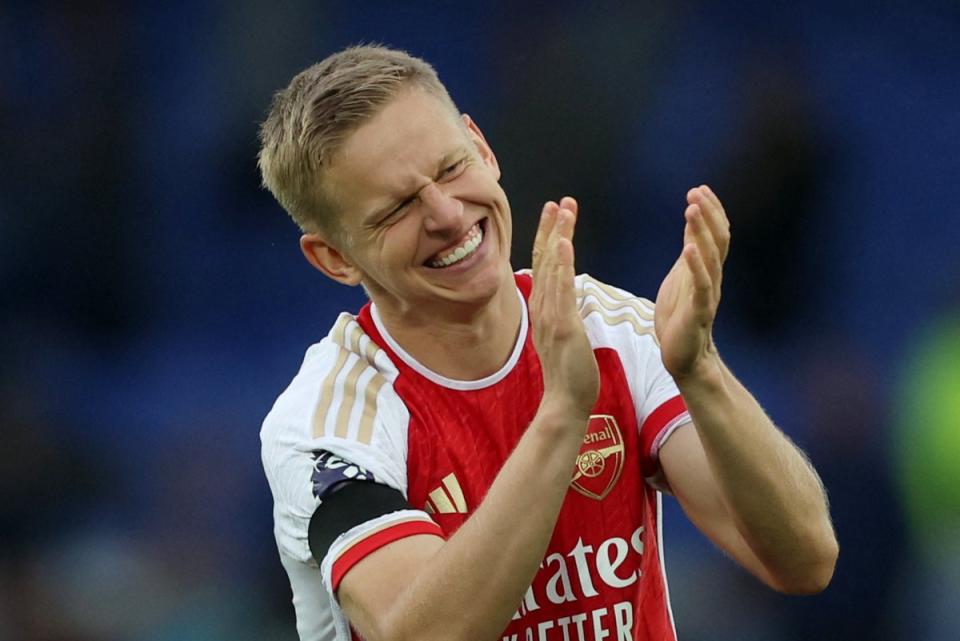 Oleksandr Zinchenko starred in a crucial Arsenal win  (REUTERS)