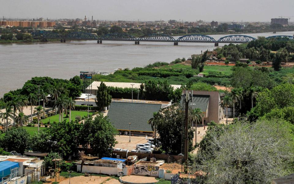 Blue Nile steel bridge links center of Khartoum with Khartoum North - Photo by ASHRAF SHAZLY/AFP via Getty Images/Photo by ASHRAF SHAZLY/AFP via Getty Images