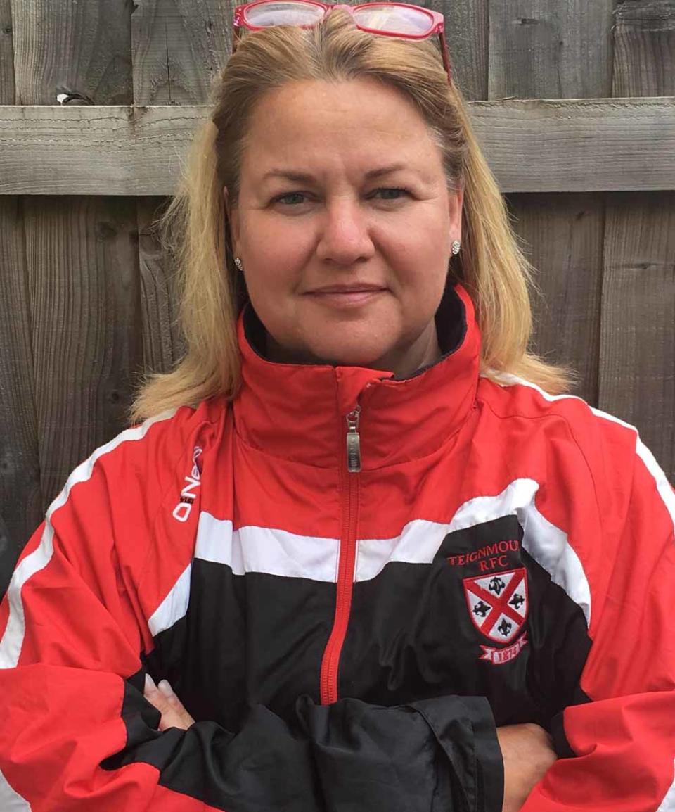 Angelique now coaches the Teignmouth Rugby Club’s women’s team (Collect/PA Real Life).