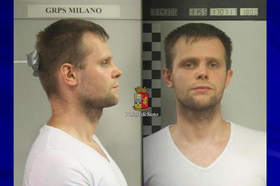 Photo released by police of a man identified as identified as Lukasz Pawel Herba, a Polish citizen with British residency, who has been arrested in the alleged kidnapping of a young British model.