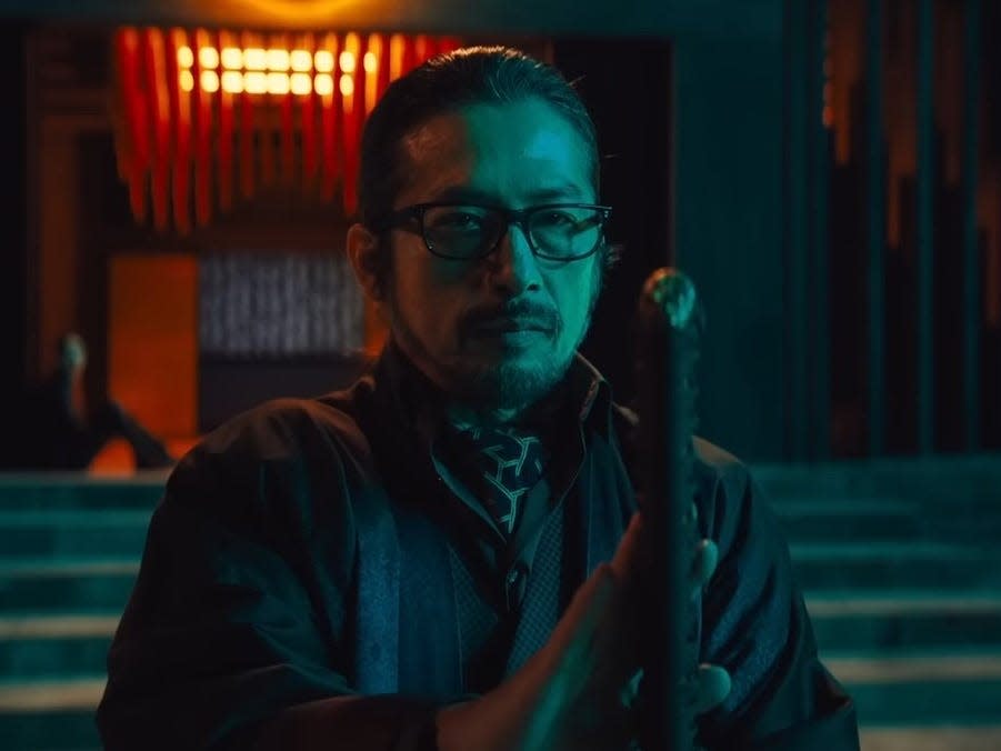 Hiroyuki Sanada as Koji Shimazu in the Osaka Continental.