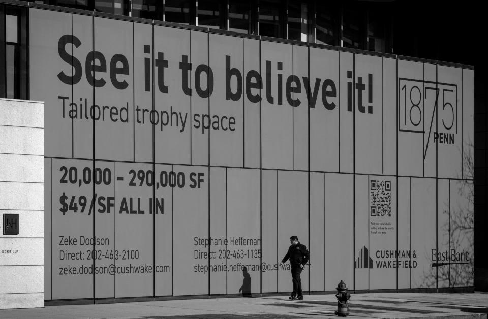 A real estate ad at 1875 Pennsylvania Avenue NW in Washington, D.C. 