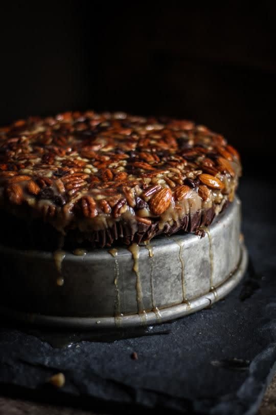 No-Bake Turtle Upside Down Cake